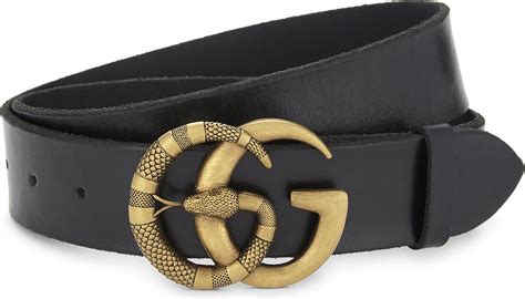 gucci belt with snake mens cheap|Gucci leather belts for men.